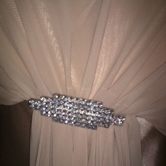 Formal Gold Bridesmaid Dress - Picture 5 of 7